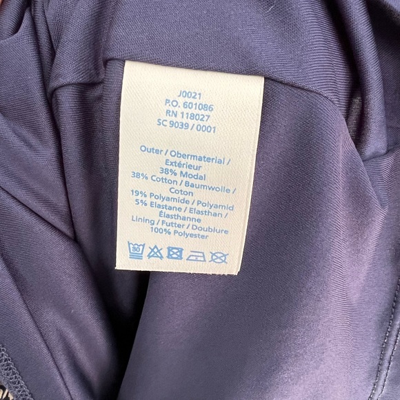 Womens Boden polka Dot Scoop Neck 3/4 Sleeve Midi Dress 6petite Pockets Career - Picture 5 of 7